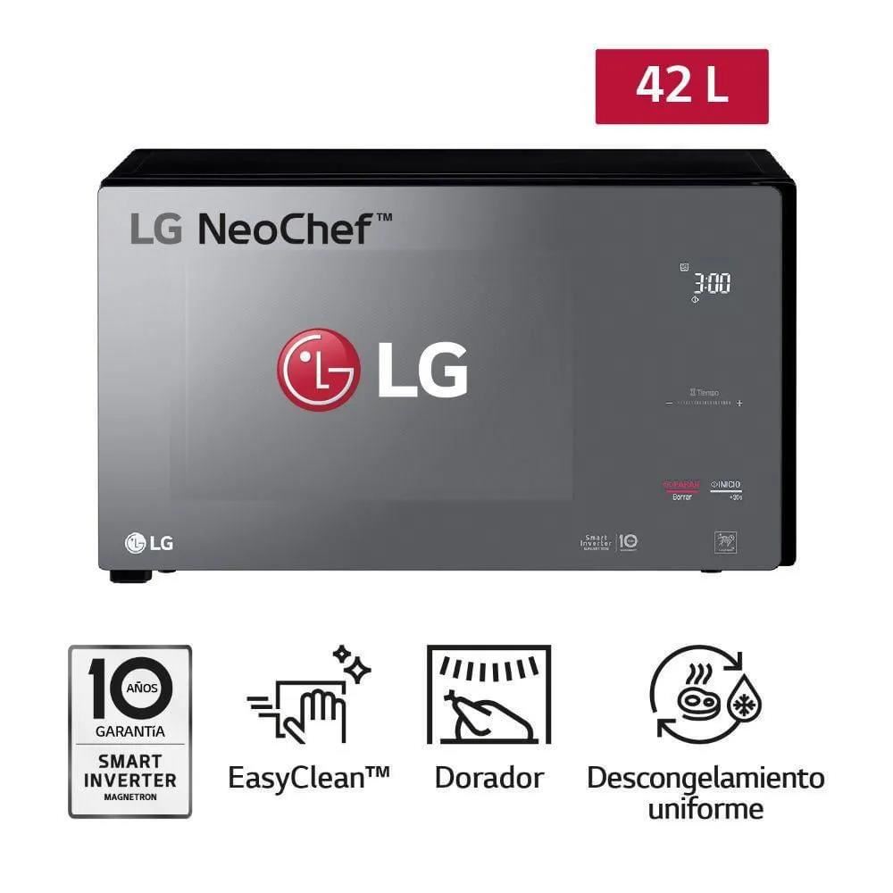 Horno Microondas LG NeoChef MH8296DIR Con dorador 42L – Negro